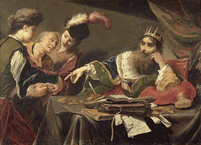 Croesus Receiving a Tribute from a Lydian Peasant, 1629 by Claude Vignon